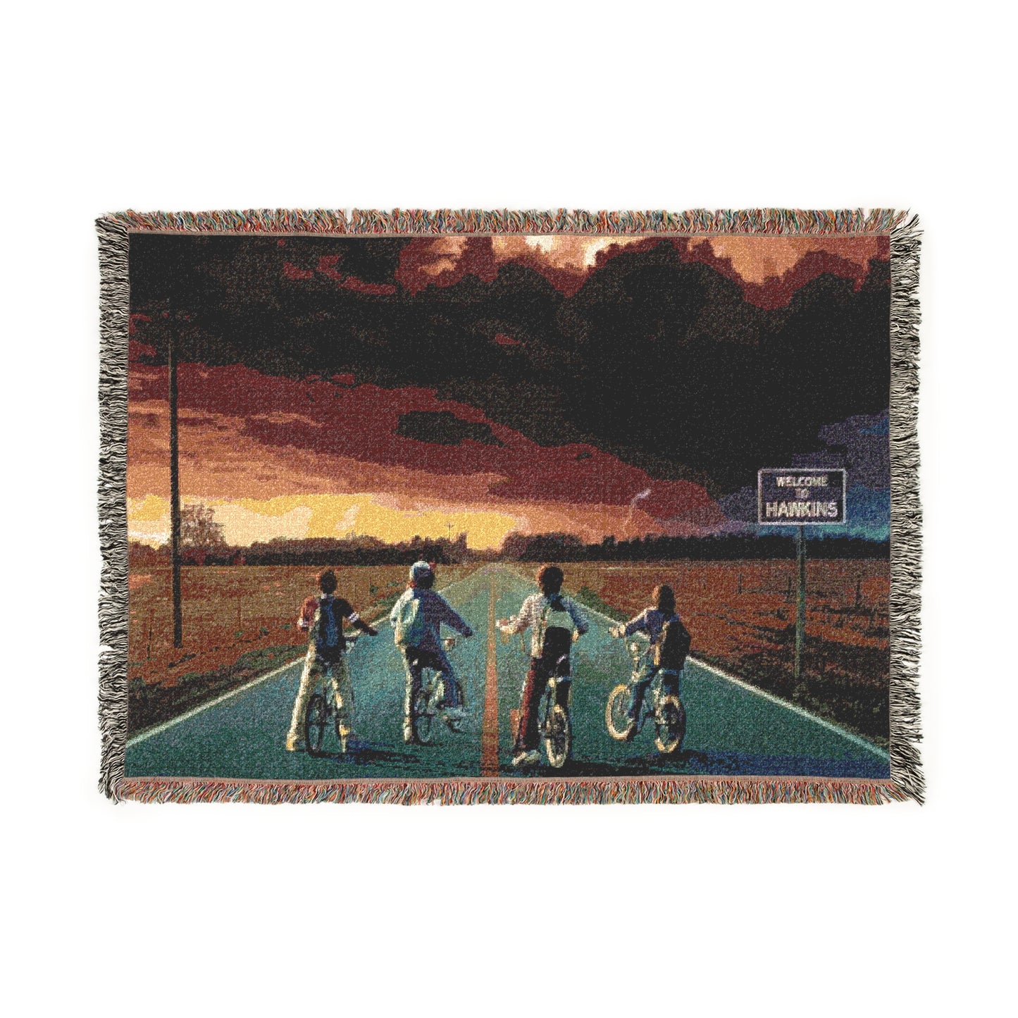 Handgefertigte Stranger Things Decke